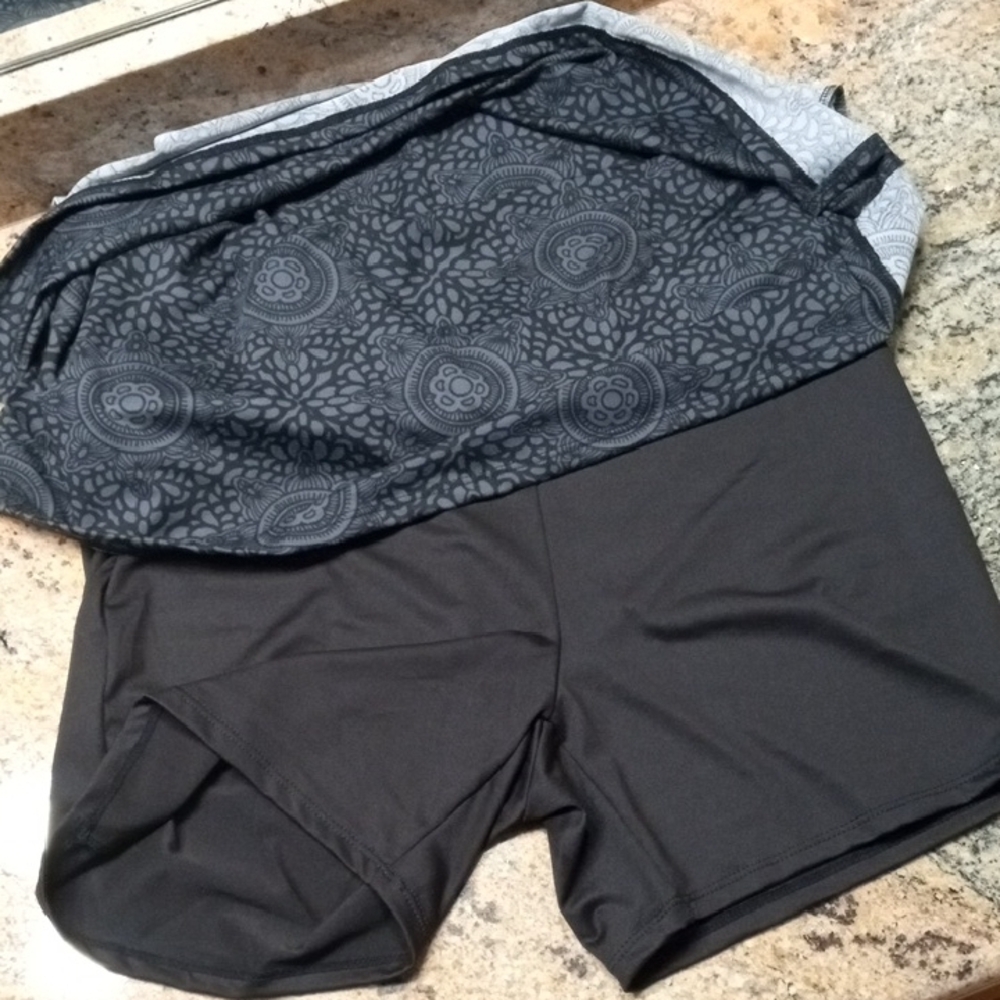 NWT Colorado Clothing Tranquility Chic Patterned Skort in Dark Sunstone Size M - Picture 8 of 14